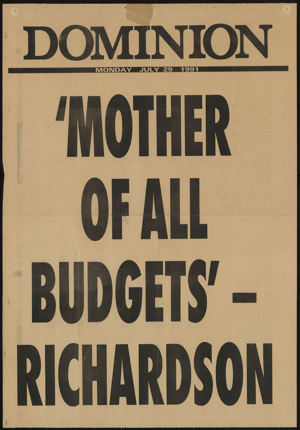 'Mother Of All Budgets'