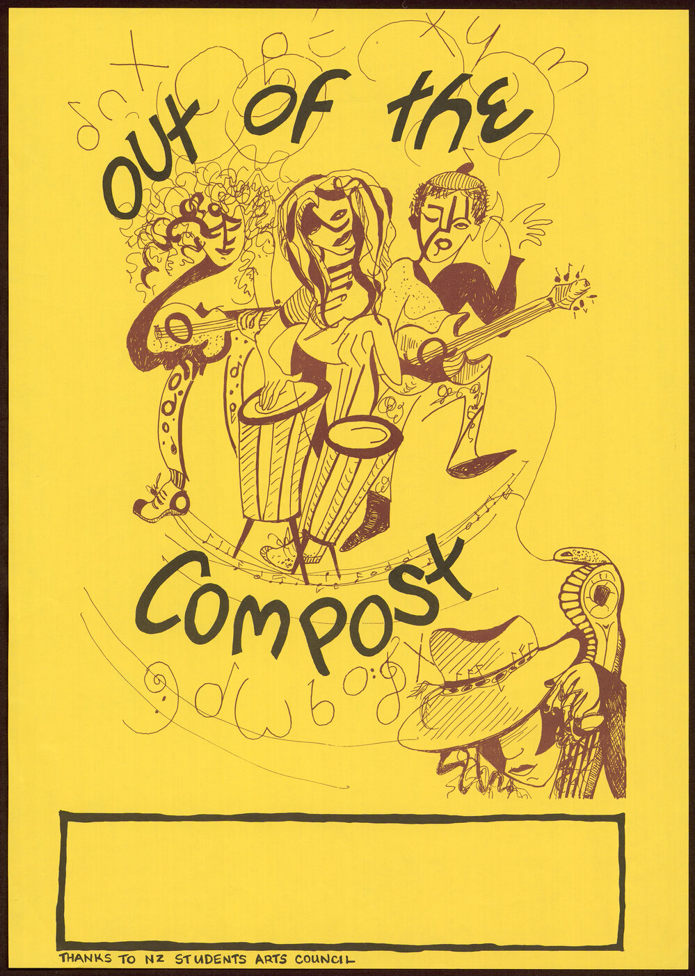 Out of the Compost [yellow poster]