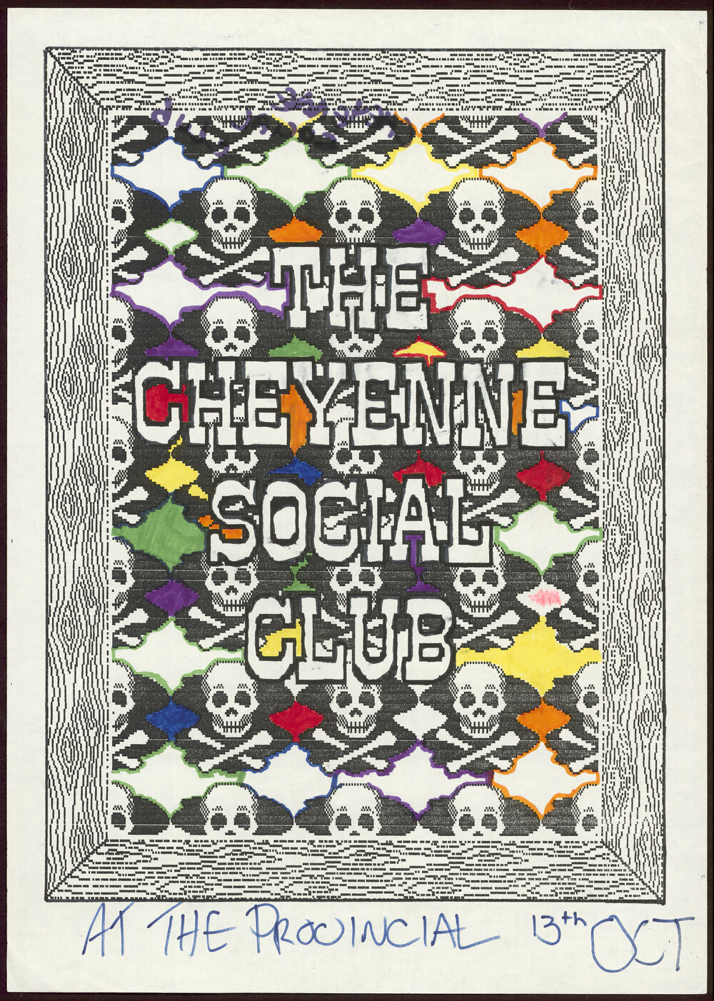 Cheyenne Social Club at the Provincial 13th Oct.