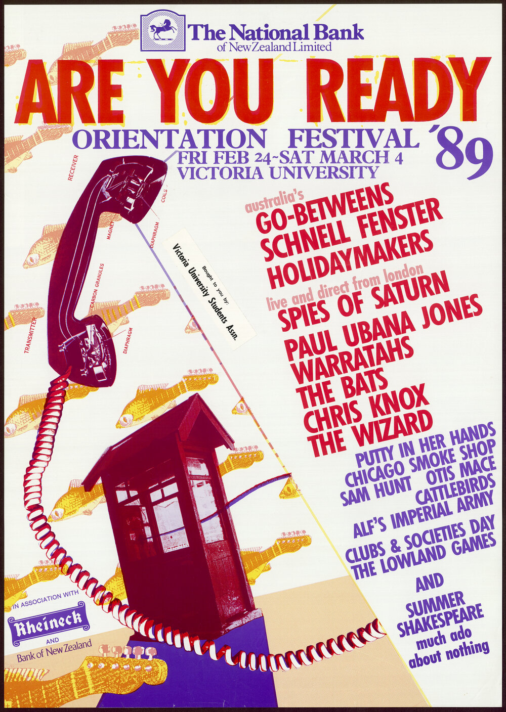 Are You Ready: Orientation festival '89, Fri Feb 24-Sat March 4, Victoria University.