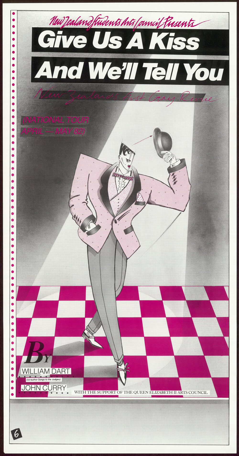 Give us a kiss and we'll tell you: New Zealand's first gay revue (National Tour April-May 82)