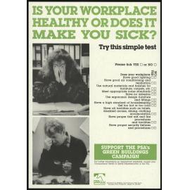 'Is Your Workplace Healthy...'