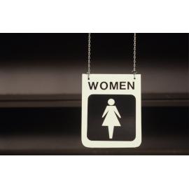 Slide 26 Women's toilet sign