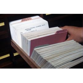 Slide 69 Close up of card catalogue