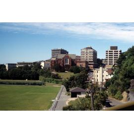 Slide 75 Kelburn campus with Hunter building at forefront