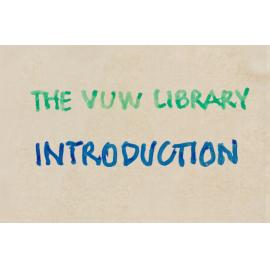 Slide 77 Title card ‘The VUW Library Introduction’