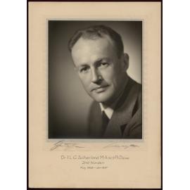 Portrait of Dr. Ivan Sutherland, Warden, Weir House