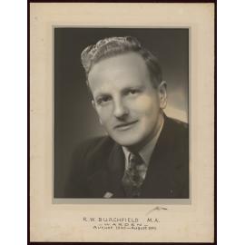 Portrait of R. W. Burchfield, Warden, Weir House