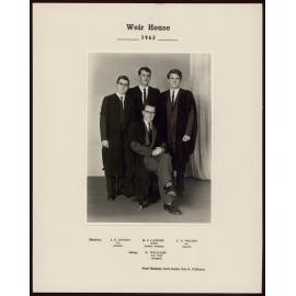 Portrait of Wardens, Weir House