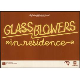 Glass Blowers in residence.