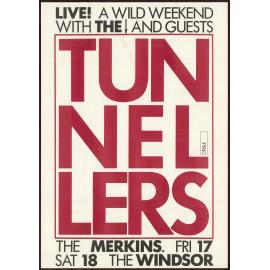 Live! A wild weekend with The Tunnellers and guests The Merkins. Fri 17, Sat 18 The Windsor.