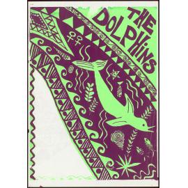 Dolphins. [purple & green]