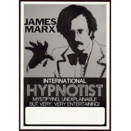 James Marx, International Hypnotist.