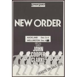 New Order: Auckland Dec 3 & 4, Wellington Dec 6.