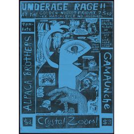 Underage Rage!! At the Golden Nugget, Friday 7 Sep.