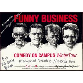 Touche Ross proudly presents Funny Business, Comedy on Campus Winter Tour.