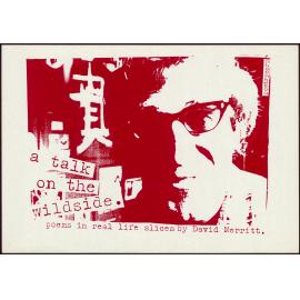 Talk on the wildside: Poems in real life slices by David Merritt.