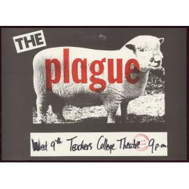 Plague, Wed 9th Teachers College Theatre 9p.m.