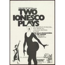 Two Ionesco Plays