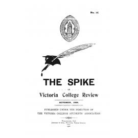 The Spike: or, Victoria College Review, October 1908