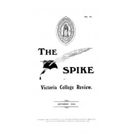 The Spike: or, Victoria College Review, October 1910