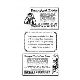 The Spike: or, Victoria University College Review, October 1918