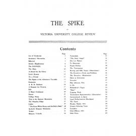 The Spike or Victoria University College Review 1931