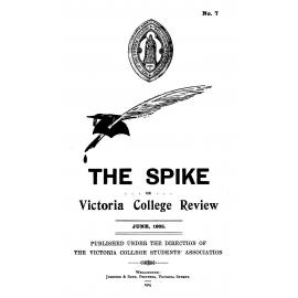 The Spike: or, Victoria College Review, June 1905