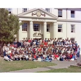 1985 Group portrait of Weir House residents