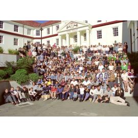 1998 Group portrait of Weir House residents