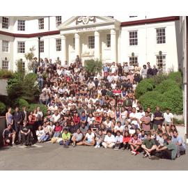 1999 Group portrait of Weir House residents