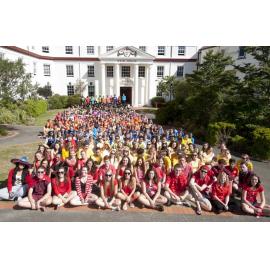 2014 Group portrait of Weir House residents