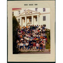 1980 Group portrait of Weir House residents