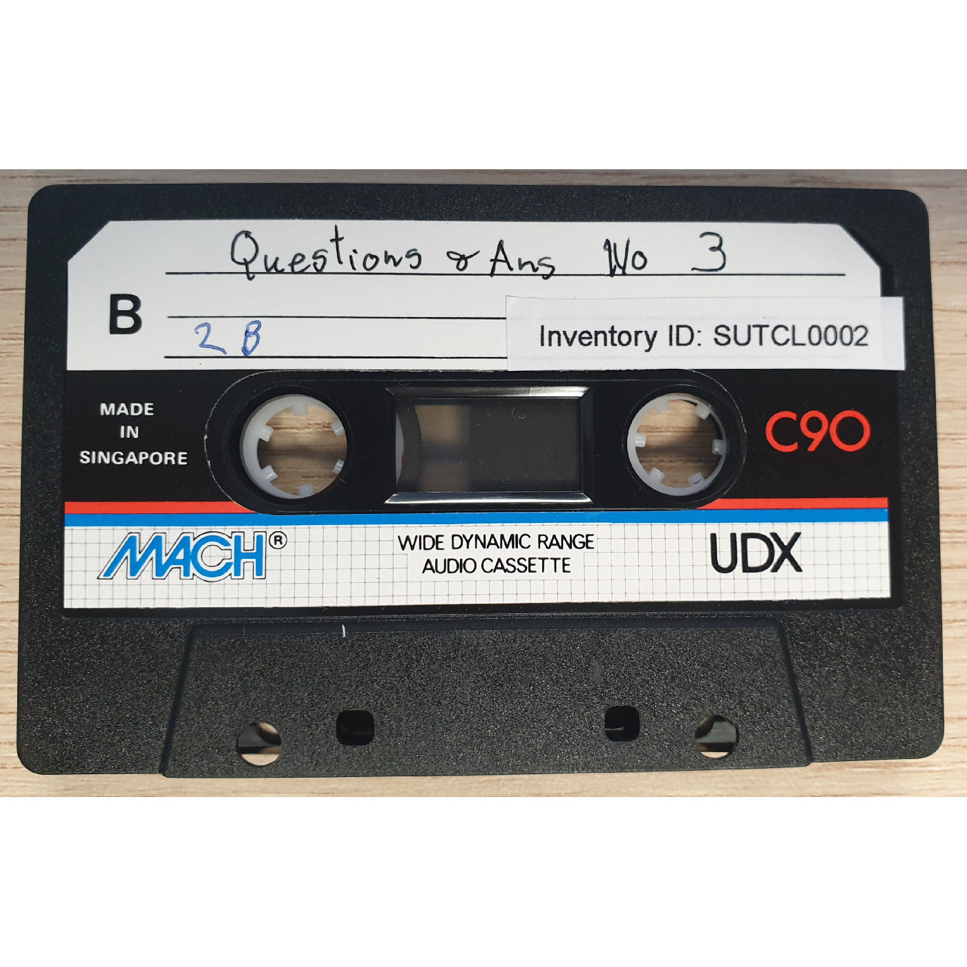 Questions and answers No. 3