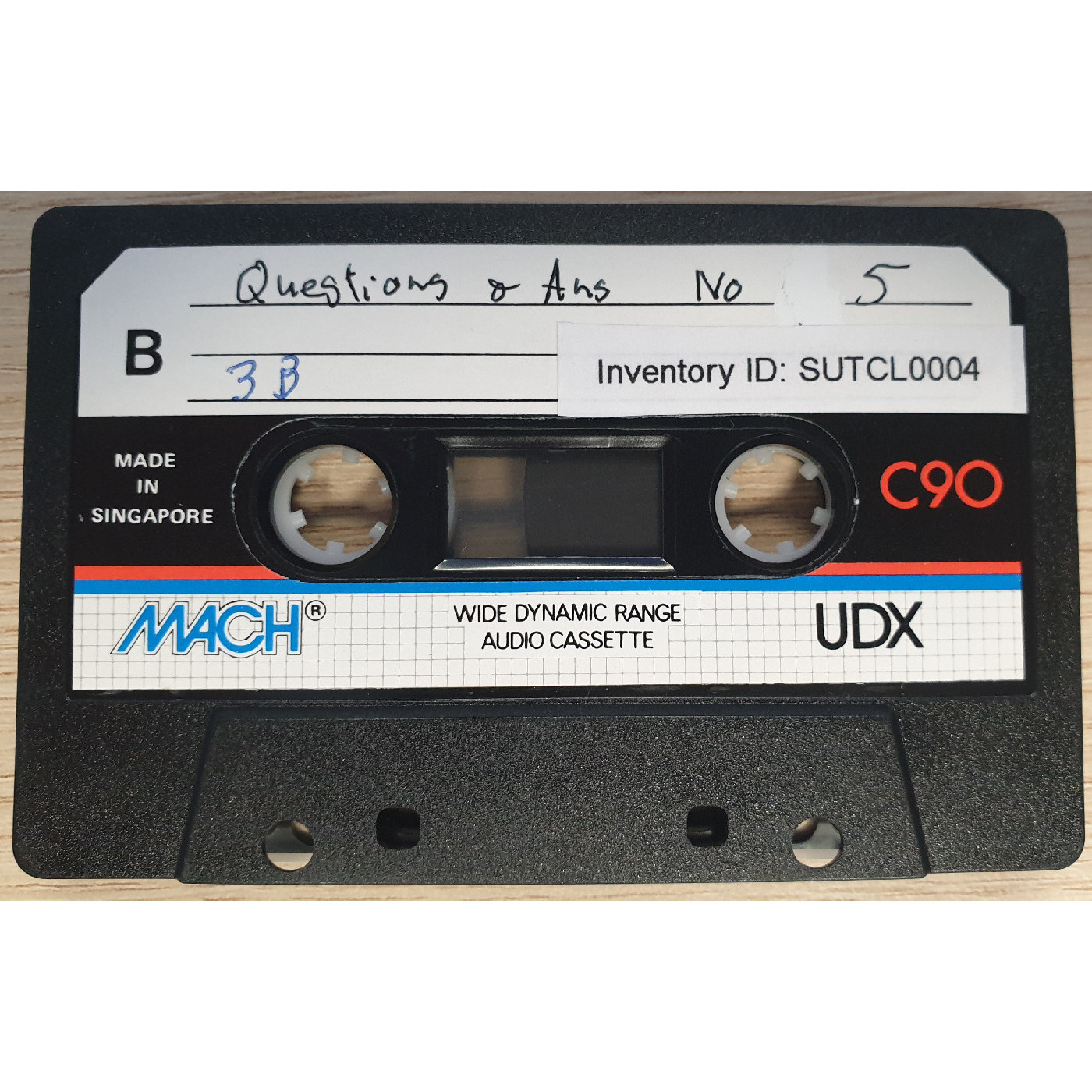 Questions and answers No. 5