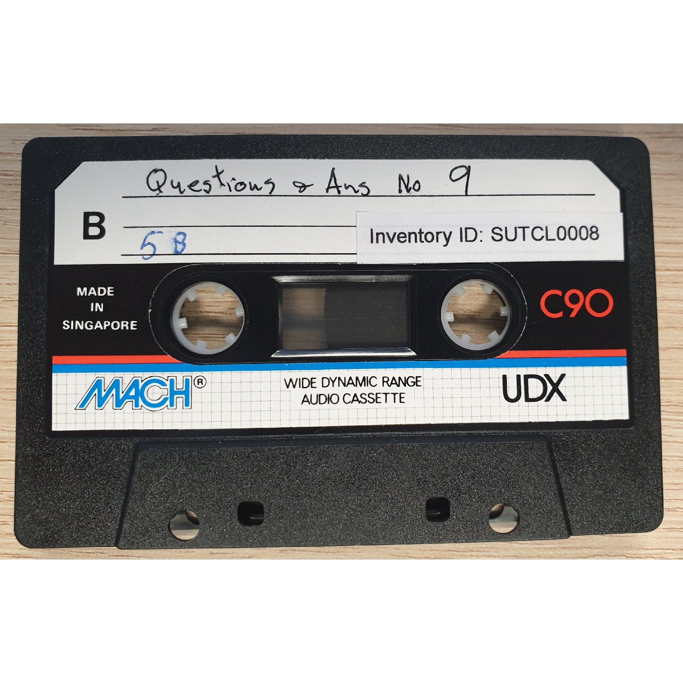 Questions and answers No. 9
