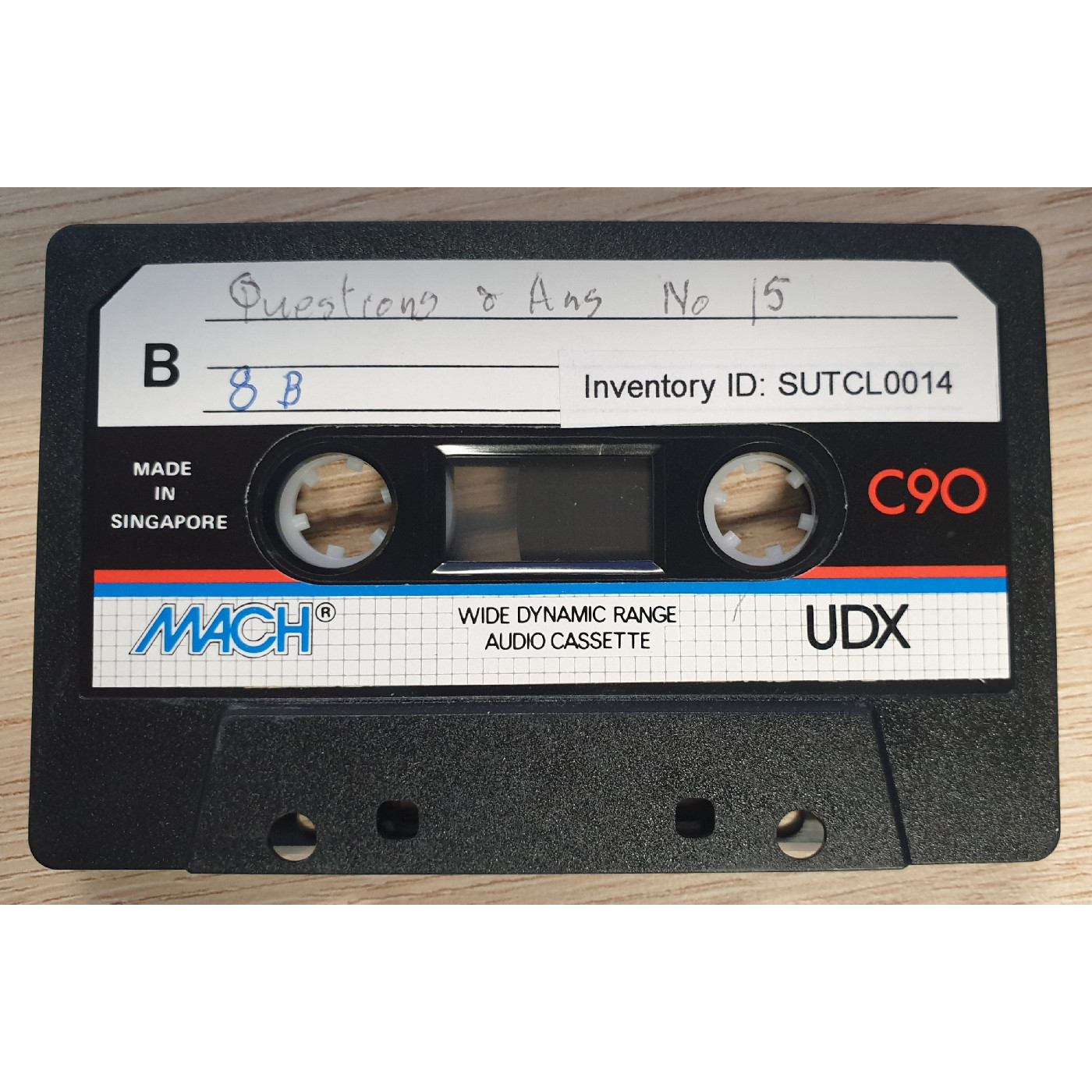 Questions and answers No. 15