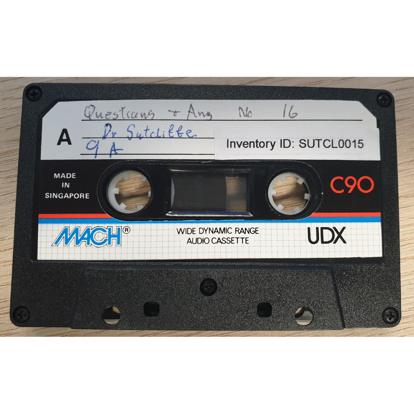 Questions and answers No. 16