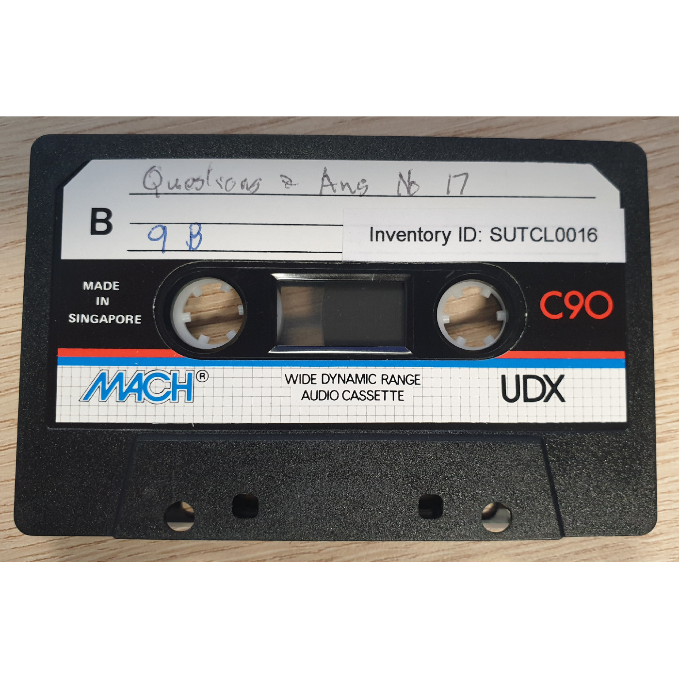 Questions and answers No. 17