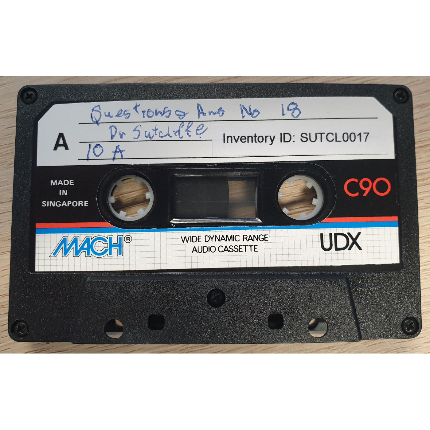 Questions and answers No. 18