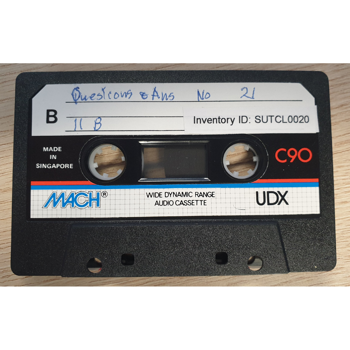 Questions and answers No. 21