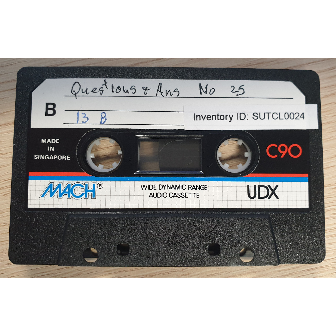 Questions and answers No. 25