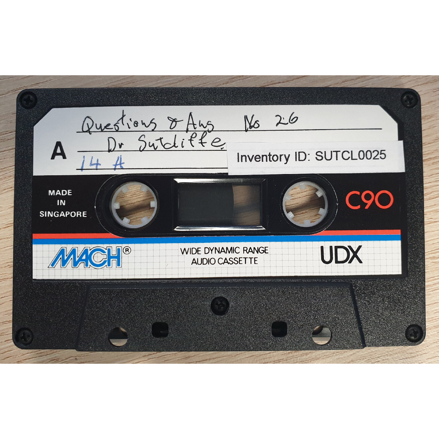 Questions and answers No. 26