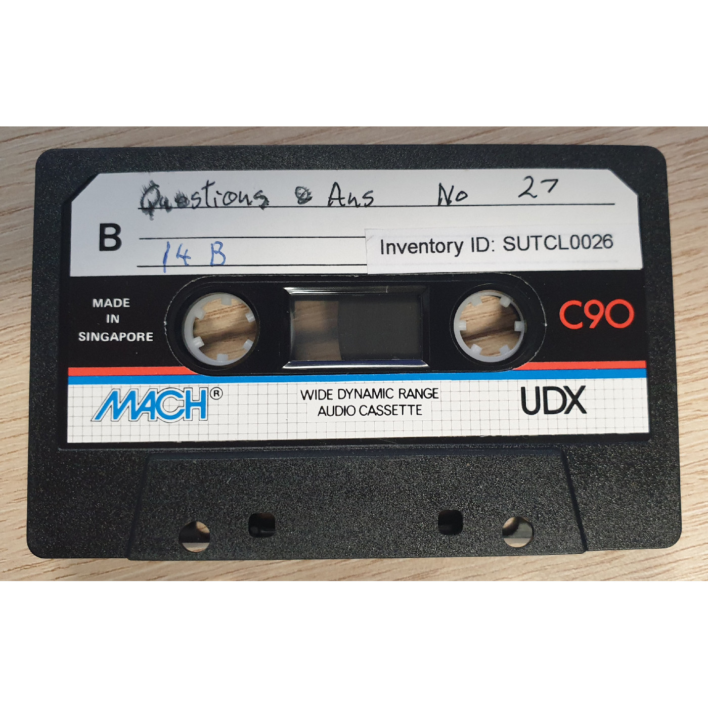 Questions and answers No. 27