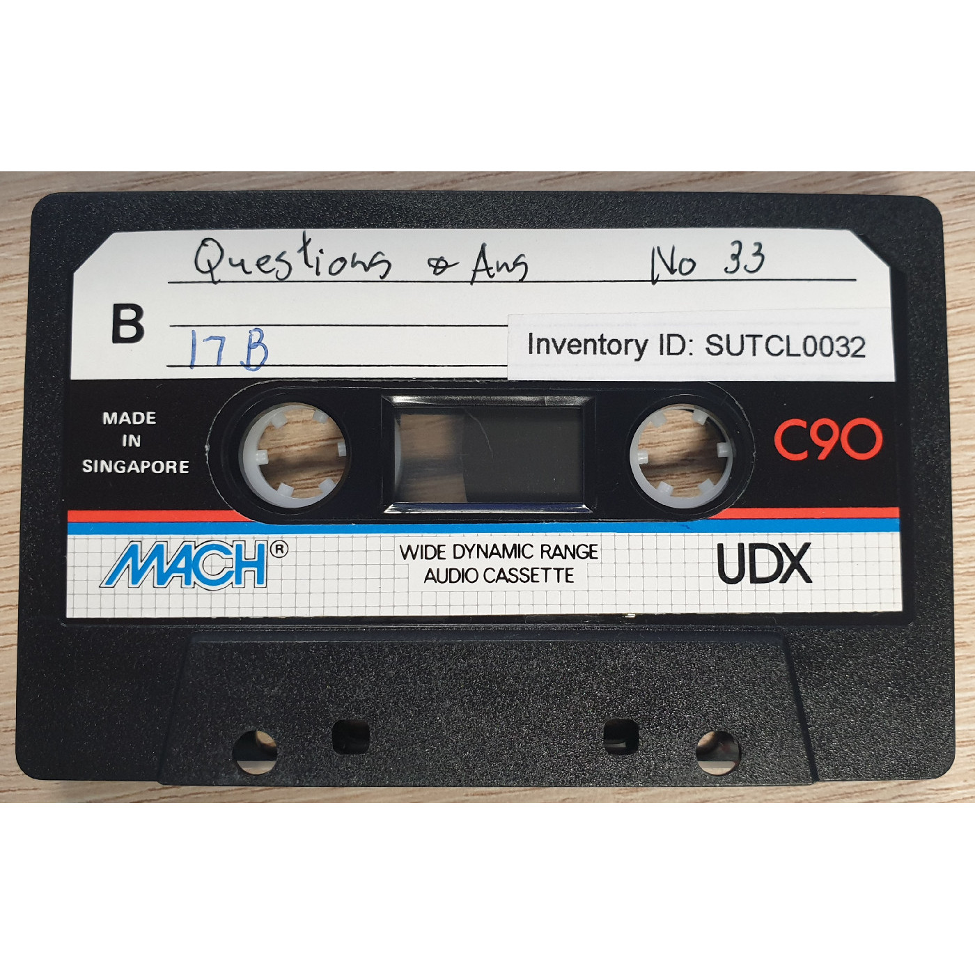 Questions and answers No. 33