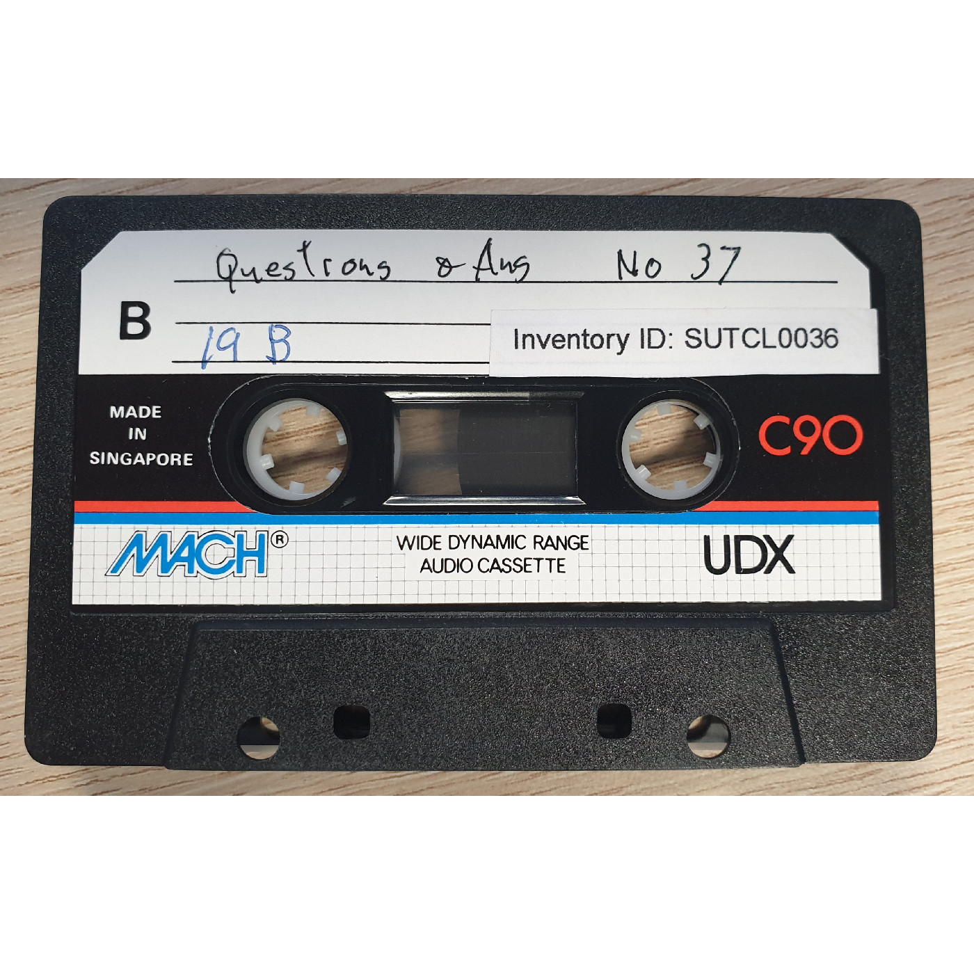 Questions and answers No. 37