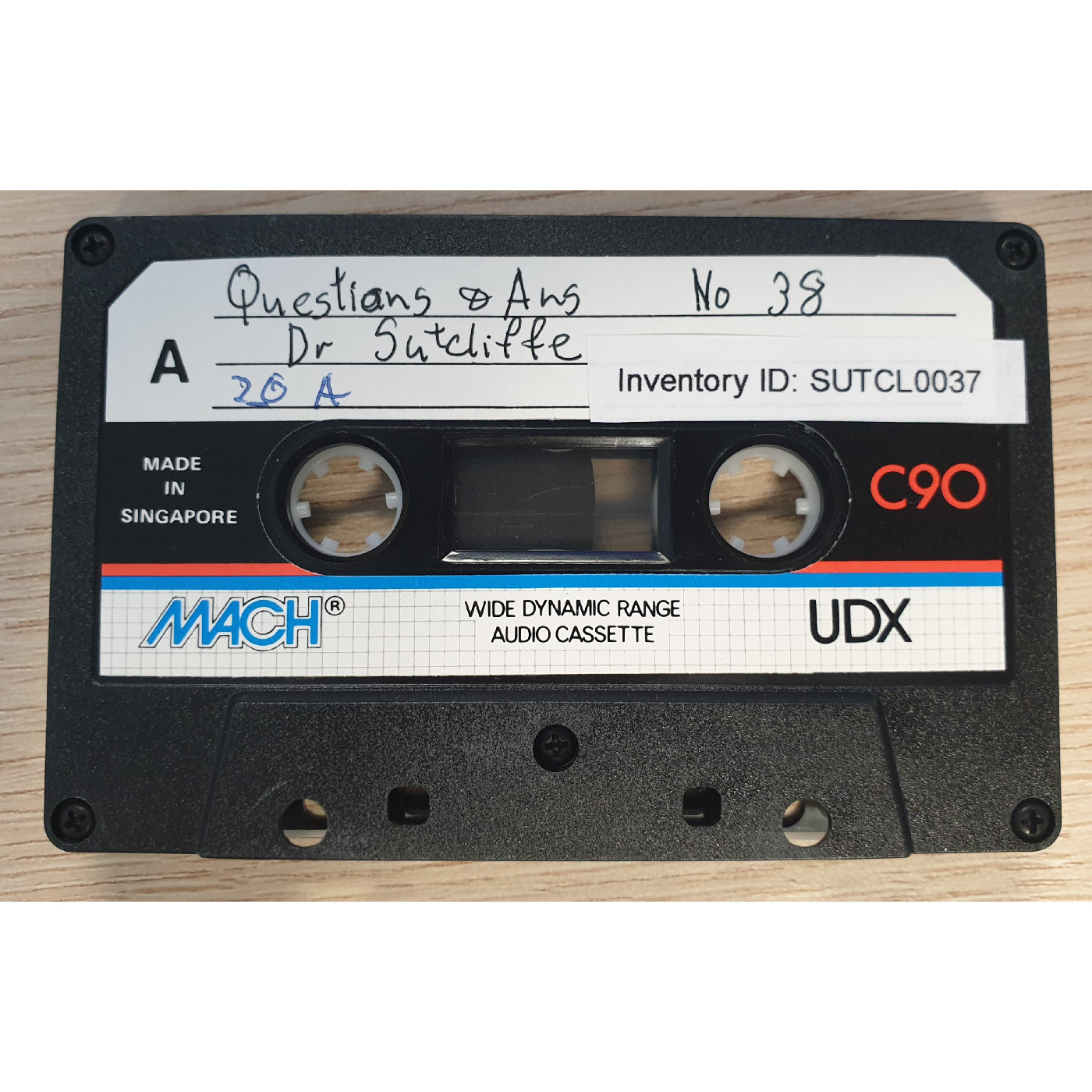 Questions and answers No. 38