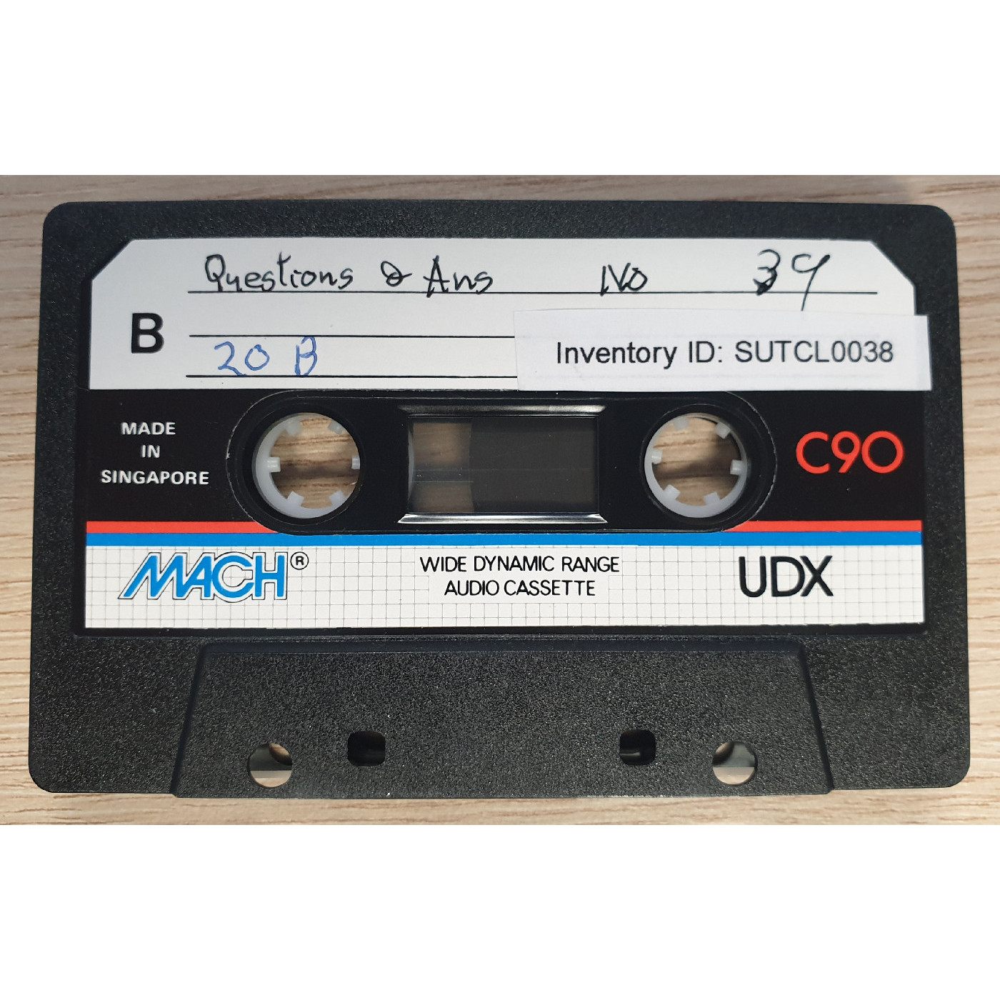 Questions and answers No. 39