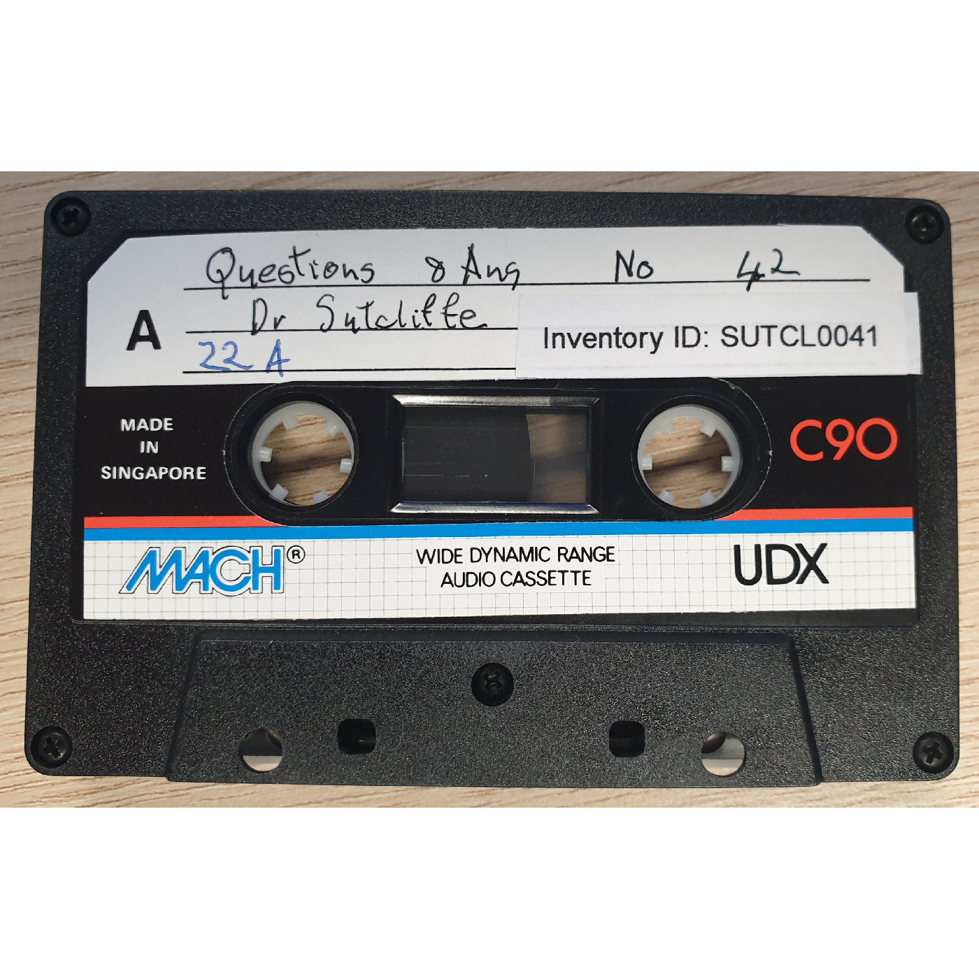 Questions and answers No. 42