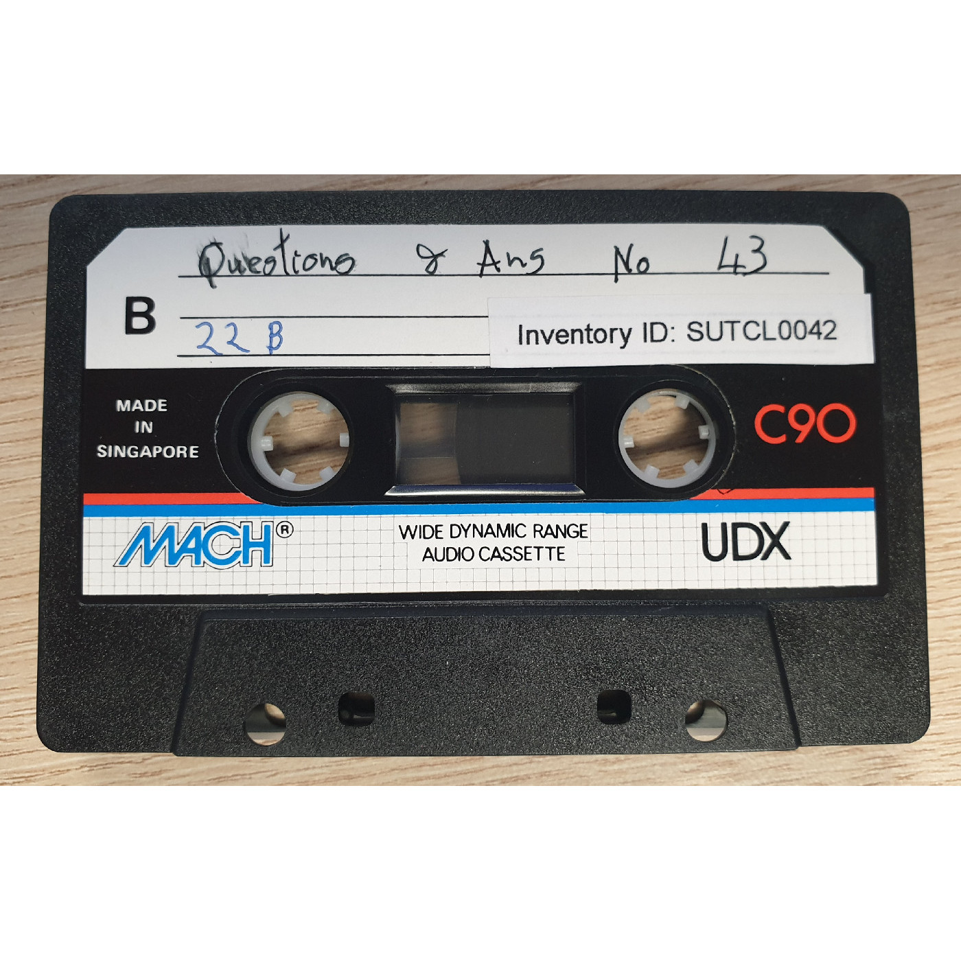 Questions and answers No. 43